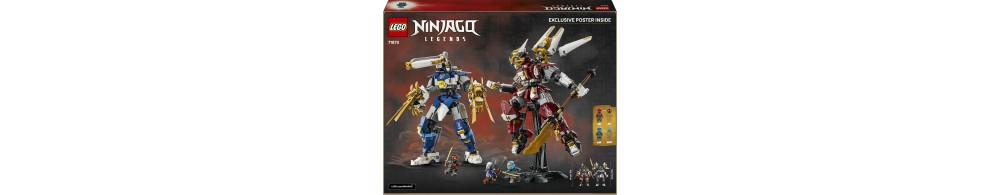 LEGO NINJAGO Bliźniacze tytanowe mechy 71870
