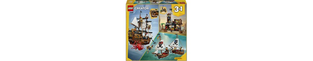 LEGO Creator 3 w 1 Legendarny statek piracki 31387