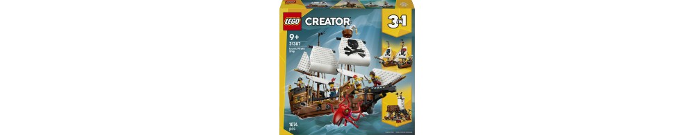 LEGO Creator 3 w 1 Legendarny statek piracki 31387