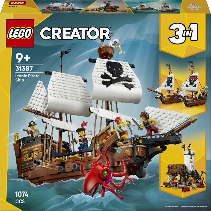 LEGO Creator 3 w 1 Legendarny statek piracki 31387