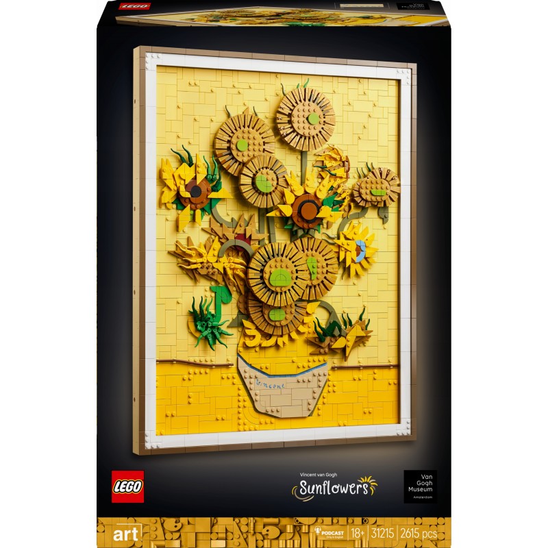 LEGO Art „Słoneczniki” Vincent van Gogh 31215