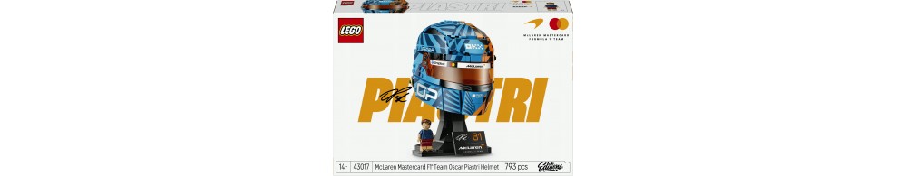 LEGO Editions Kask Oscar Piastri McLaren Mastercard F1 Team 43017