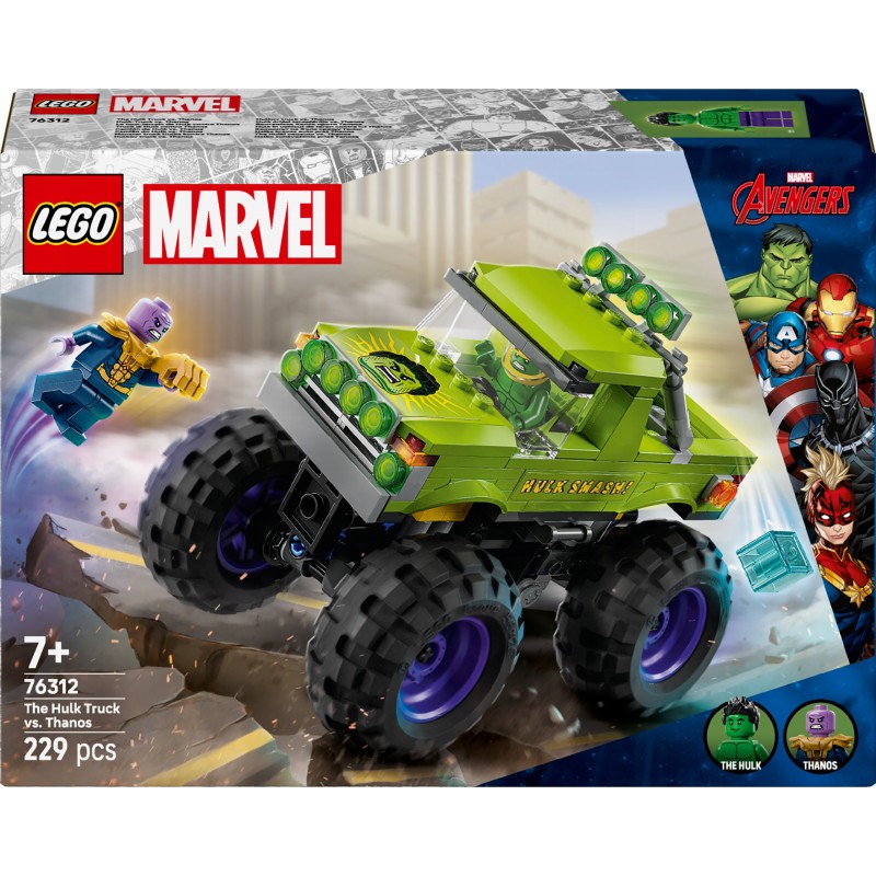 LEGO Super Heroes Monster truck Hulka kontra Thanos 76312