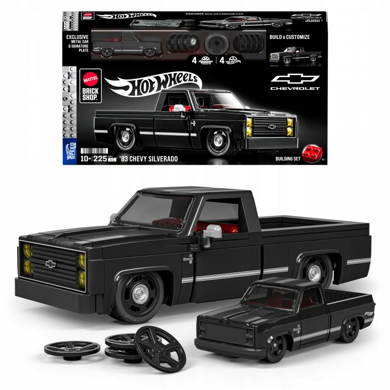 Mattel Brick Shop Klocki Hot Wheels Speed Series '83 Chevy Silverado JKG42