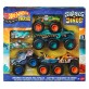 Hot Wheels Monster Trucks Rekiny vs Dinozaury 6-kołowe ciężarówki JGD68