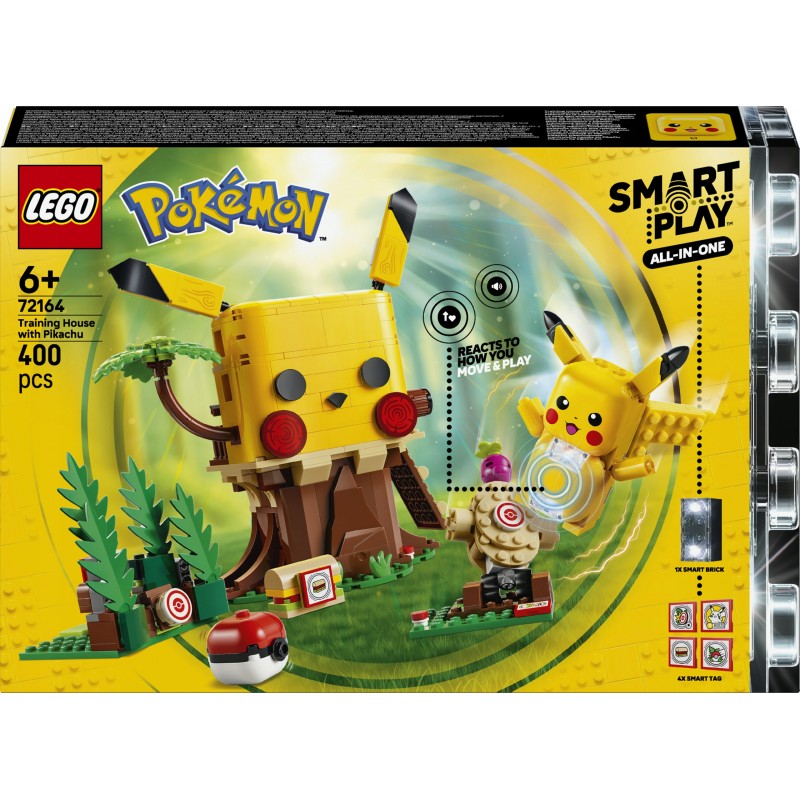 LEGO Pokémon SMART Play: Dom treningowy z Pikachu 72164