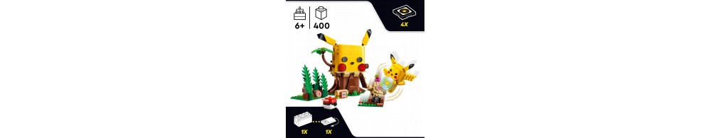LEGO Pokémon SMART Play: Dom treningowy z Pikachu 72164