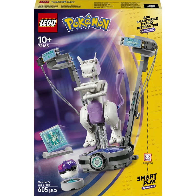 LEGO Pokémon SMART Play: Ucieczka z laboratorium Mewtwo 72163