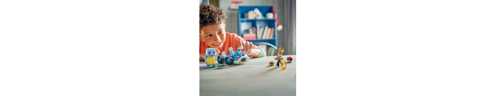 LEGO Pokémon SMART Play: Przygoda Trenera ze Squirtle i pojazdem 72156