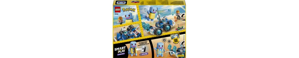 LEGO Pokémon SMART Play: Przygoda Trenera ze Squirtle i pojazdem 72156