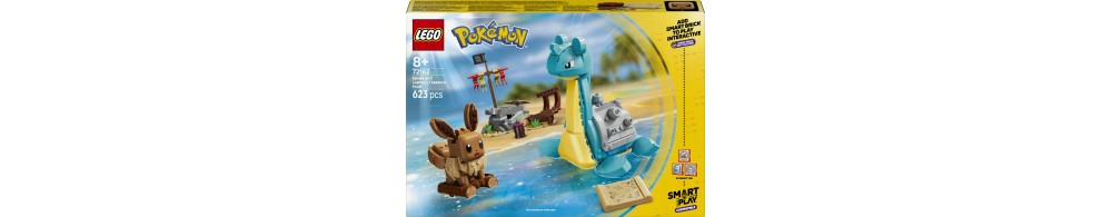 LEGO Pokémon SMART Play: Eevee i Lapras - poszukiwanie skarbów 72162