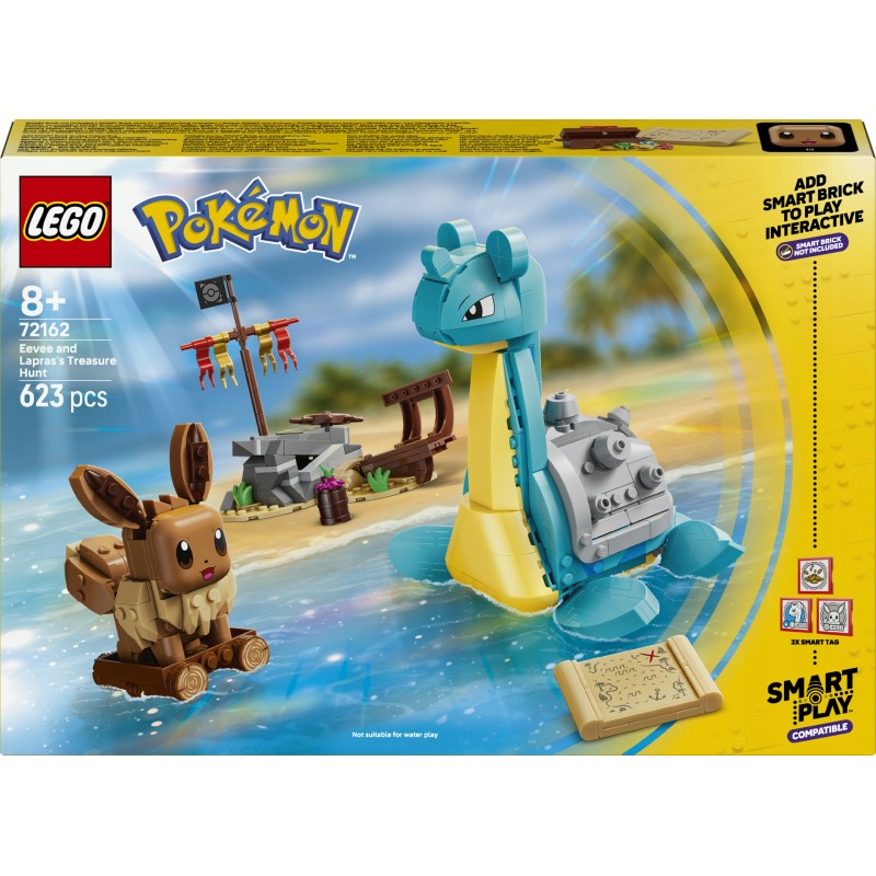 LEGO Pokémon SMART Play: Eevee i Lapras - poszukiwanie skarbów 72162