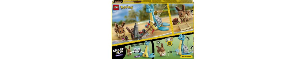 LEGO Pokémon SMART Play: Eevee i Lapras - poszukiwanie skarbów 72162