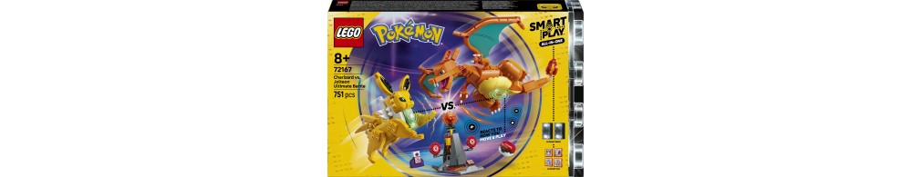 LEGO Pokémon SMART Play: Charizard kontra Jolteon - ostateczna bitwa 72167