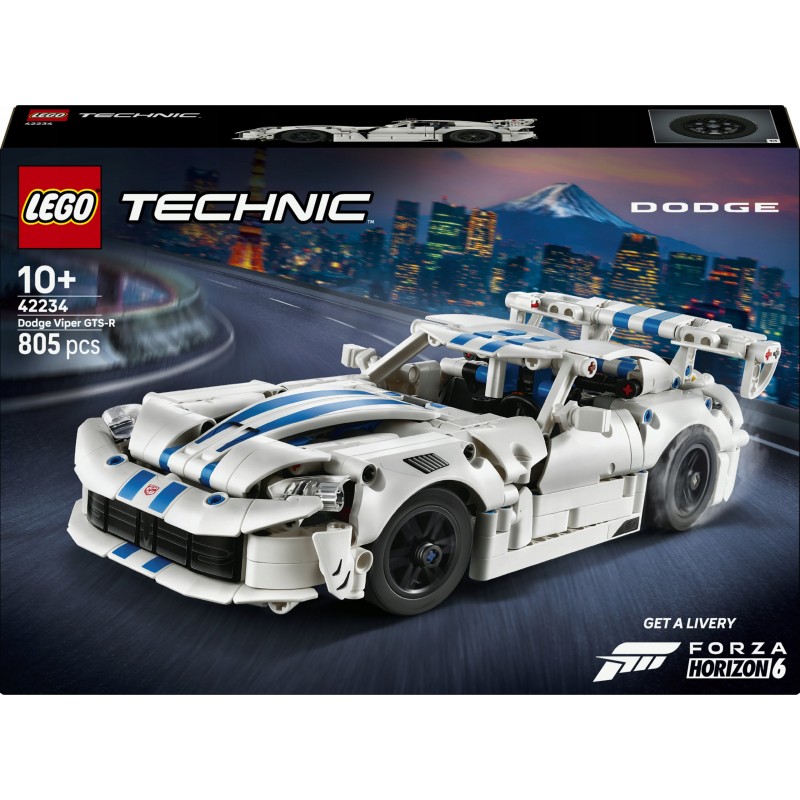 LEGO Technic Samochód sportowy Dodge Viper GTS-R 42234