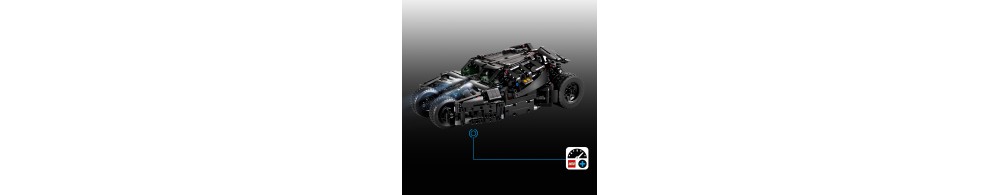 LEGO Technic Batmobile Tumbler, zestaw konstrukcyjny 42239