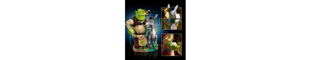 LEGO Shrek: Shrek, Osioł i Kot w butach 72423