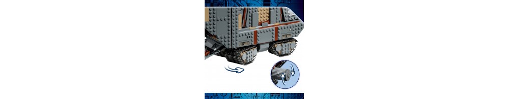 LEGO Star Wars Piaskoczołg wędrownych Jawów i bagnorożec 75453