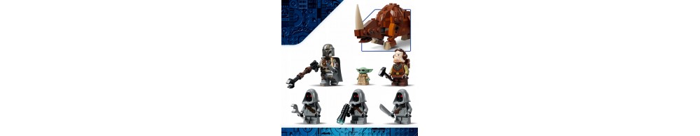 LEGO Star Wars Piaskoczołg wędrownych Jawów i bagnorożec 75453