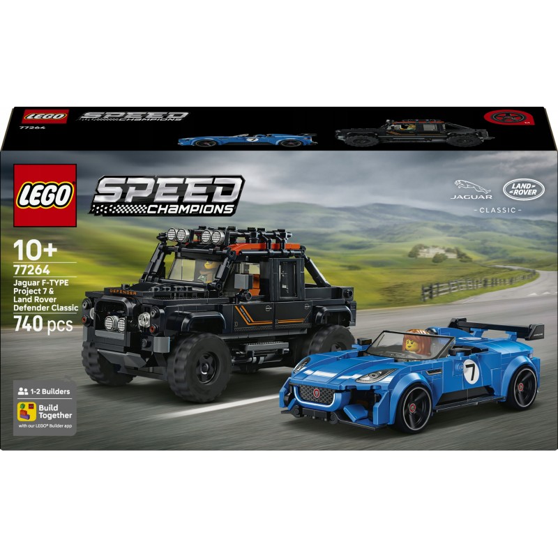 LEGO Speed Champions Jaguar Project 7 i Land Rover Defender 77264