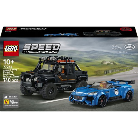 LEGO Speed Champions Jaguar Project 7 i Land Rover Defender 77264
