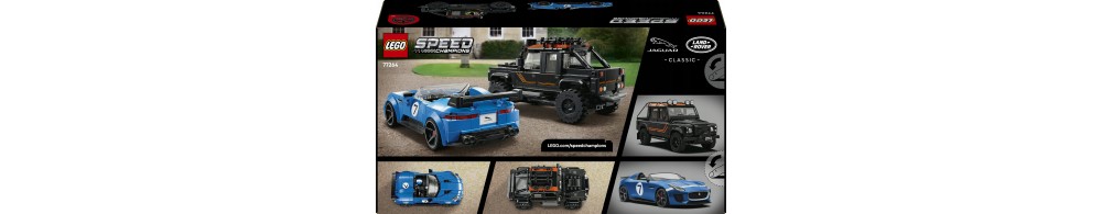 LEGO Speed Champions Jaguar Project 7 i Land Rover Defender 77264