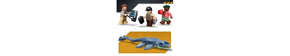 LEGO Jurassic World Atak mozazaura na łódź 77983