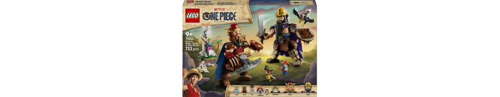 LEGO ONE PIECE Dorry kontra Brogy Giganci z Little Garden 75644