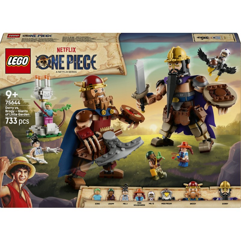 LEGO ONE PIECE Dorry kontra Brogy Giganci z Little Garden 75644