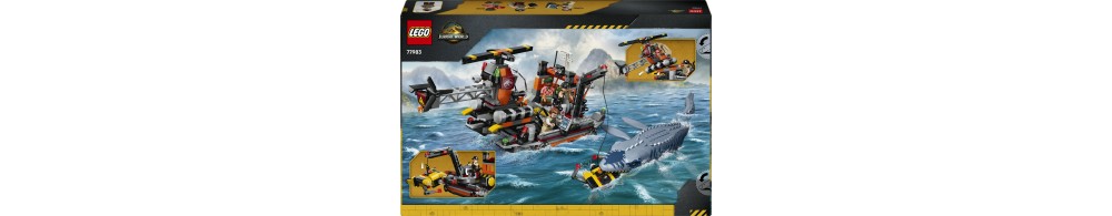 LEGO Jurassic World Atak mozazaura na łódź 77983