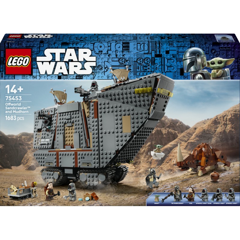 LEGO Star Wars Piaskoczołg wędrownych Jawów i bagnorożec 75453