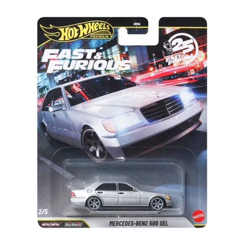 Hot Wheels Premium Mercedes-Benz 500 SEL JHW67