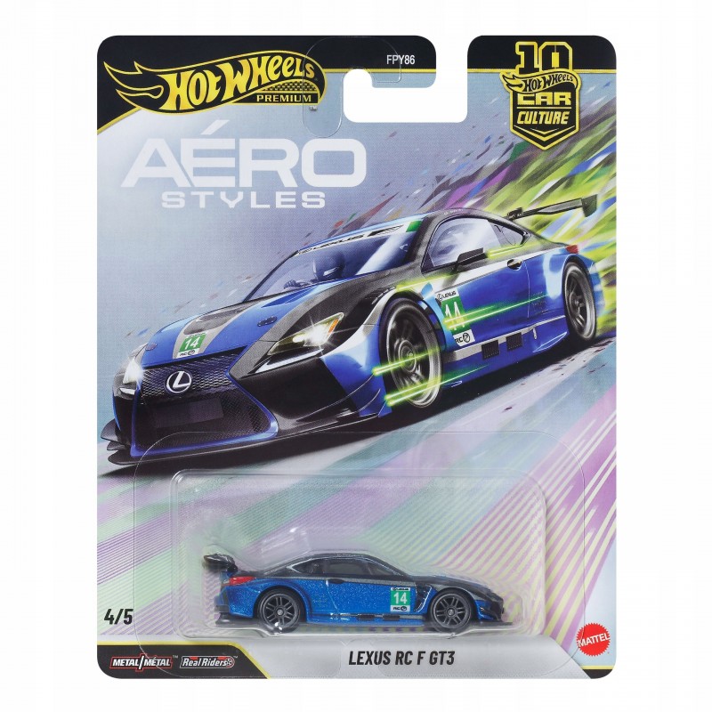 Hot Wheels Premium Aero Styles Lexus RC F GT3 JKF35