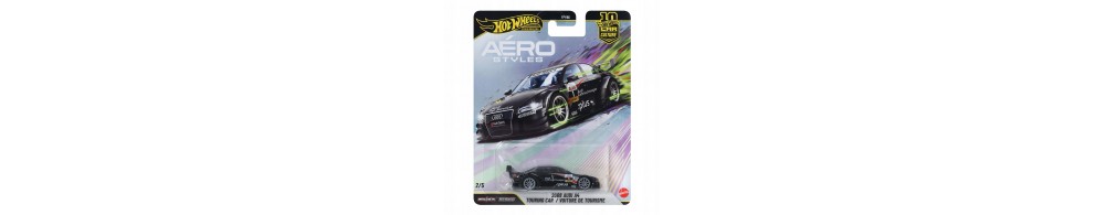 Hot Wheels Premium Aero Styles 2008 Audi A4 Touring Car JKF04