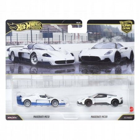 Hot Wheels Premium 2-pack Maserati MC12 & Maserati MC20 JHW55