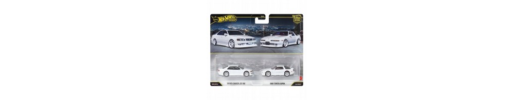 Hot Wheels Premium 2-pack Toyota Chaser JZX 100 & 1989 Toyota Supra JHW57