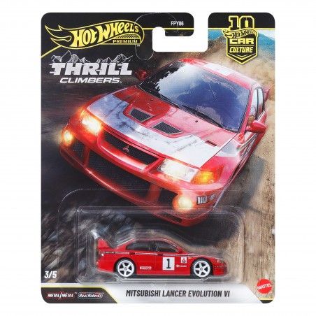 Hot Wheels Premium Thrill Climbers Mitsubishi Lancer Evolution VI JKF19