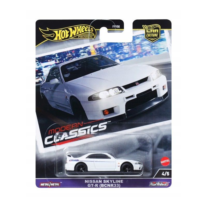 Hot Wheels Premium Modern Classics Nissan Skyline GT-R (BCNR33) 4/5 HRV99