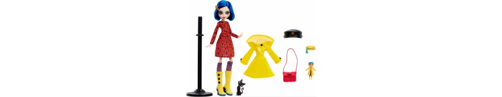 Monster High Coraline Koralina Lalka kolekcjonerska JHK65
