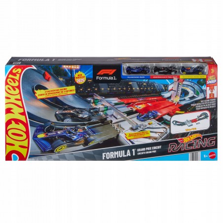 Hot Wheels Racing Grand Prix F1 Tor wyścigowy Zestaw do zabawy JDY16