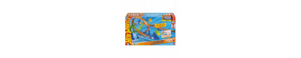 Hot Wheels Stunt Tracks Tor wyścigowy Rajdowy cyklon Zestaw JHK73