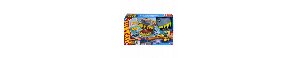 Hot Wheels City Rekin Starcie na plaży Tor Zabawka JHL96