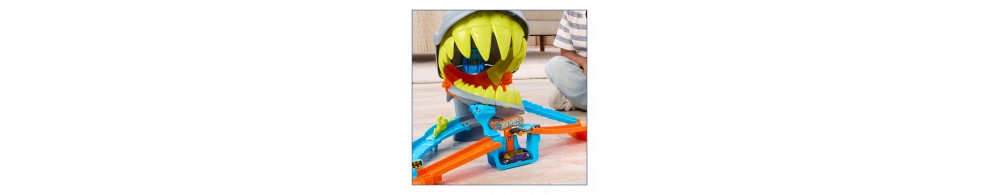 Hot Wheels City Rekin Starcie na plaży Tor Zabawka JHL96