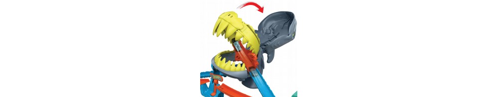 Hot Wheels City Rekin Starcie na plaży Tor Zabawka JHL96
