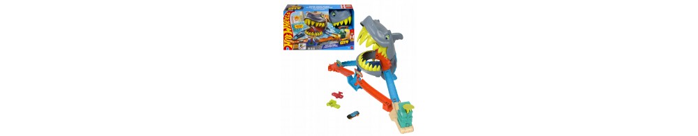Hot Wheels City Rekin Starcie na plaży Tor Zabawka JHL96