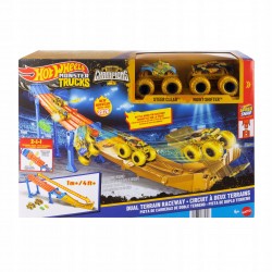 Hot Wheels Monster Trucks Trophy Champions Tor 2 w 1 JMW70