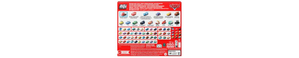 Mattel Disney Pixar Cars Auta Mikroauta 15-pak HYK81