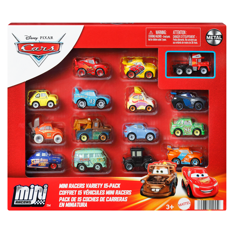 Mattel Disney Pixar Cars Auta Mikroauta 15-pak HYK81