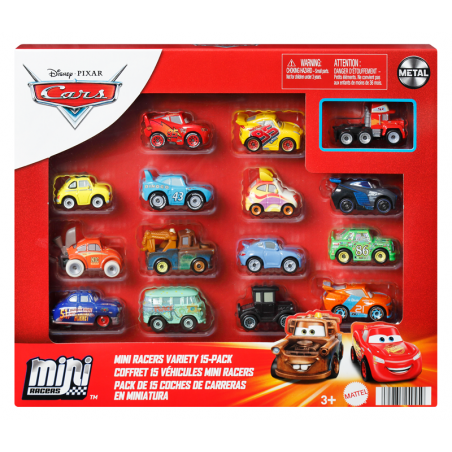 Mattel Disney Pixar Cars Auta Mikroauta 15-pak HYK81