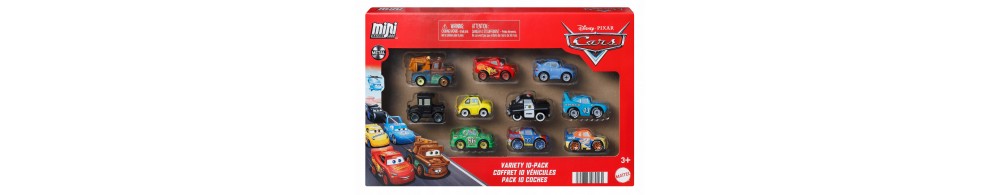 Mattel Disney Pixar Cars Auta Mikroauta 10-pak JBH06